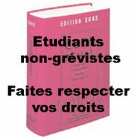 Image Etudiants non-grévistes faîtes respecter vos droits.