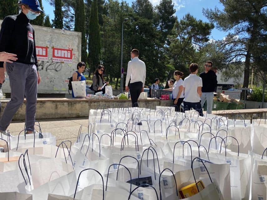 Image Nouvelle distribution alimentaire pour aider les étudiants