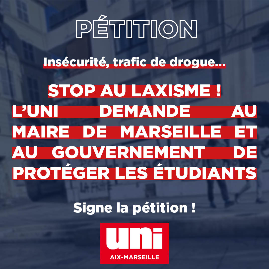 Image Trafic de drogue et insécurité pour les étudiants marseillais : Stop au laxisme des pouvoirs publics !